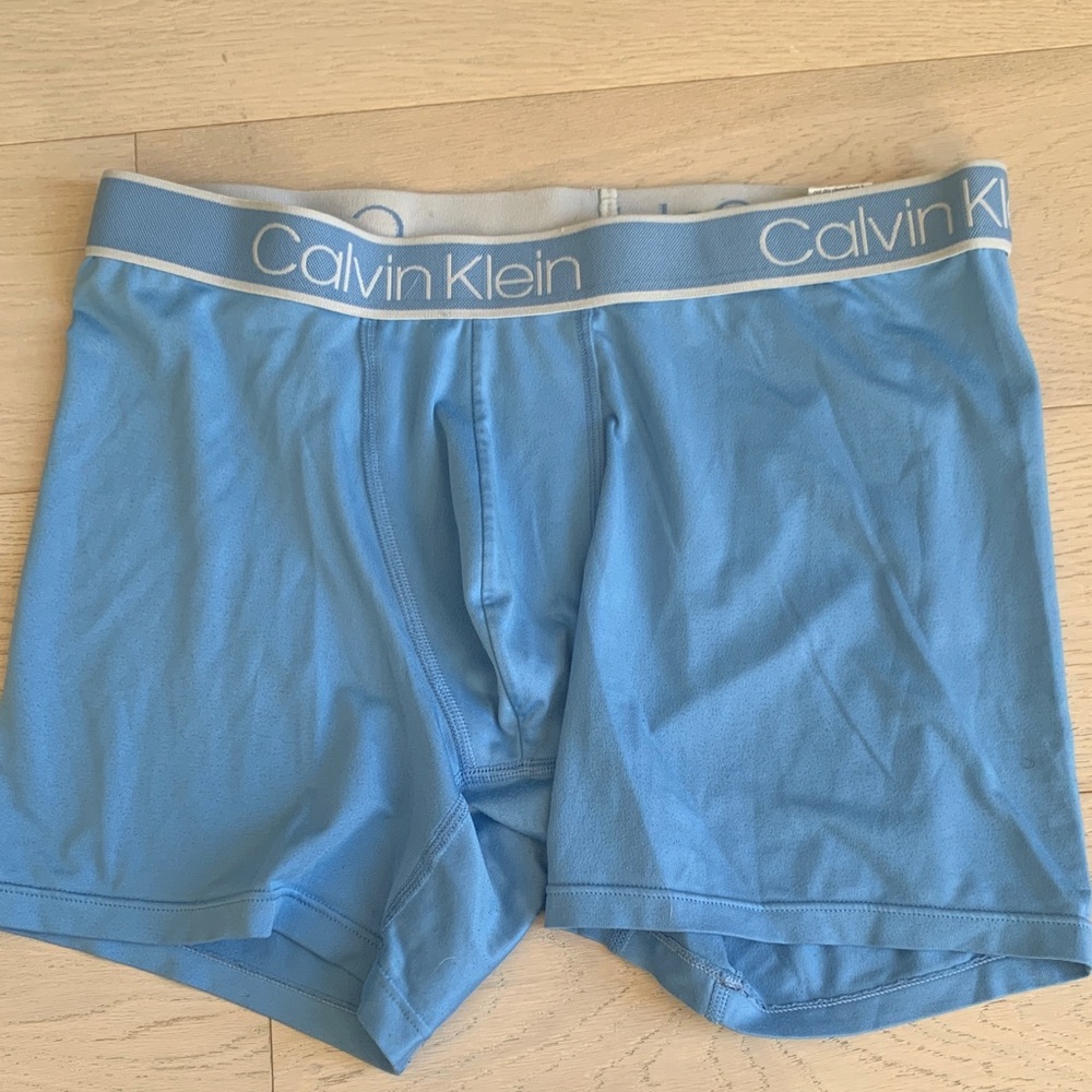 Calvin Klein Men's Blue Boxer Briefs